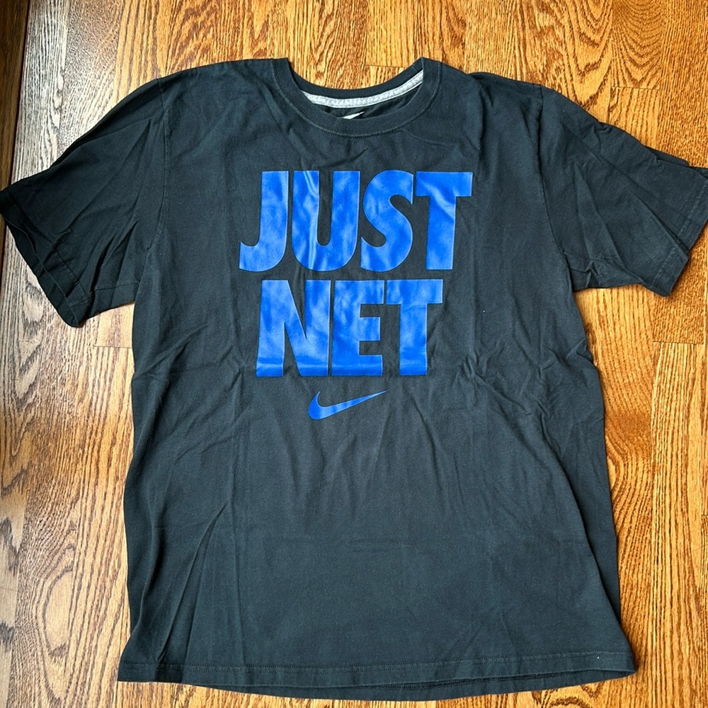 Men’s Regular Fit Just Net T-shirt, Size Large